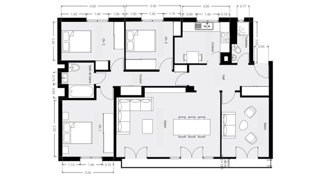 Appartement T5 &agrave; vendre - 5 pi&egrave;ces - 102,43 m2 - Paris - 75006 - ILE-DE-FRANCE