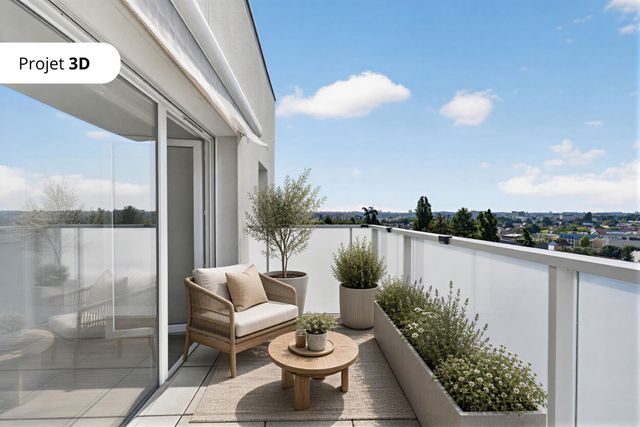 Appartement F3 bis &agrave; vendre - 4 pi&egrave;ces - 71,36 m2 - Bagneux - 92 - ILE-DE-FRANCE