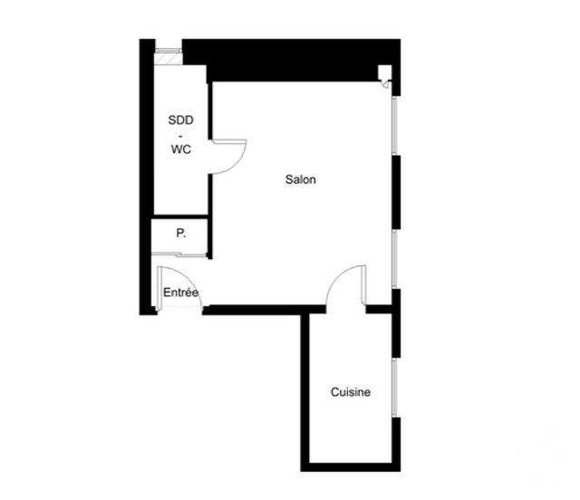 Appartement Studio &agrave; vendre - 1 pi&egrave;ce - 20 m2 - Paris - 75006 - ILE-DE-FRANCE