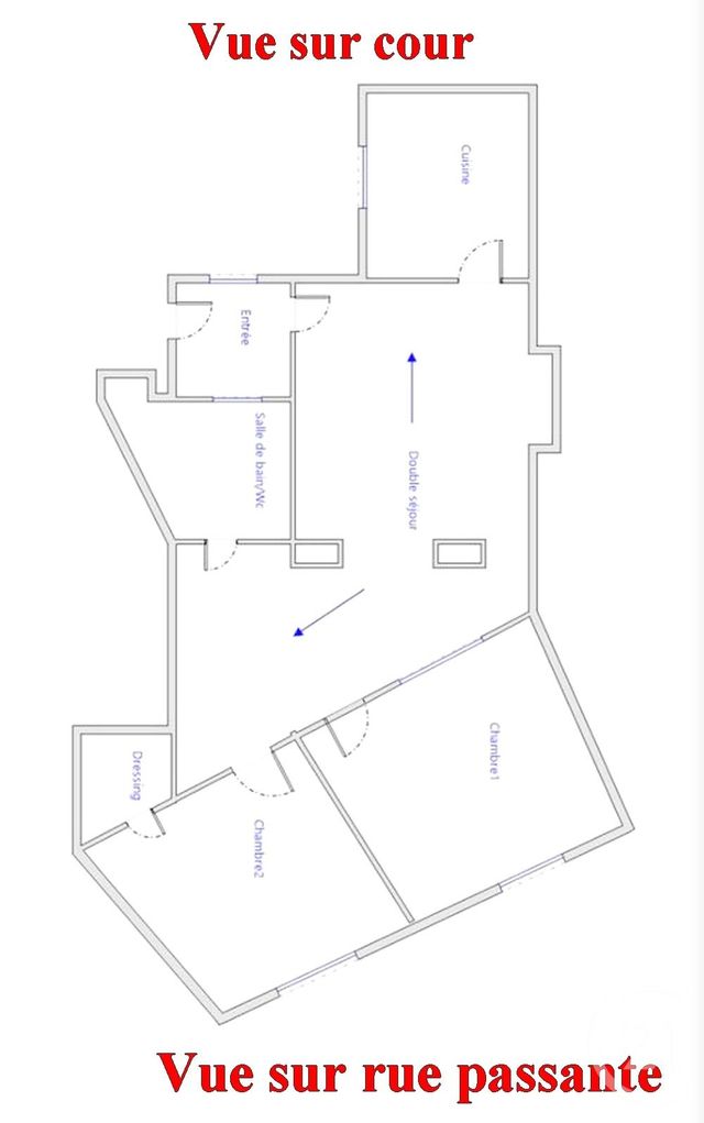 Appartement &agrave; vendre - 3 pi&egrave;ces - 96,20 m2 - Paris - 75009 - ILE-DE-FRANCE