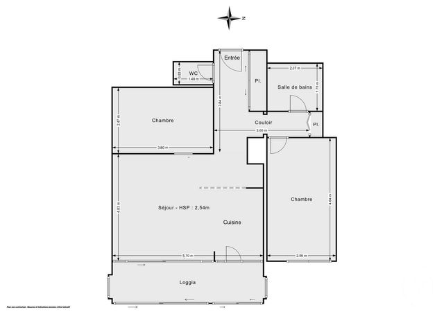 Appartement T3 &agrave; vendre - 3 pi&egrave;ces - 65 m2 - Paris - 75014 - ILE-DE-FRANCE