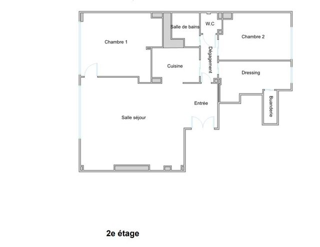 Appartement F4 à vendre - 5 pièces - 100,55 m2 - Paris - 75016 - ILE-DE-FRANCE