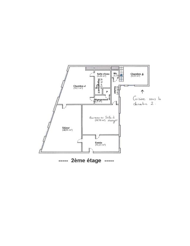 Appartement T4 à louer - 4 pièces - 102,98 m2 - Paris - 75006 - ILE-DE-FRANCE